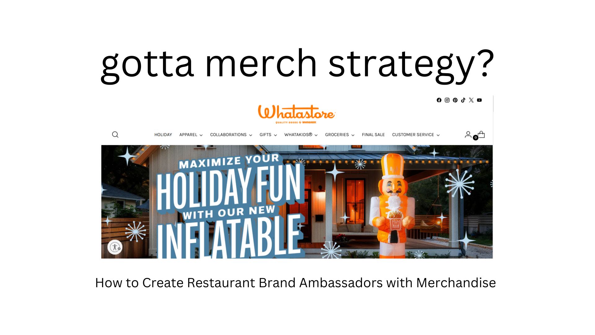 Encouraging Restaurant Brand Awareness and Loyalty with Merch Sales